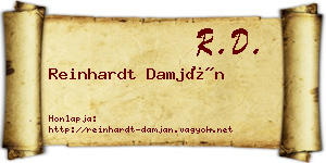 Reinhardt Damján névjegykártya
